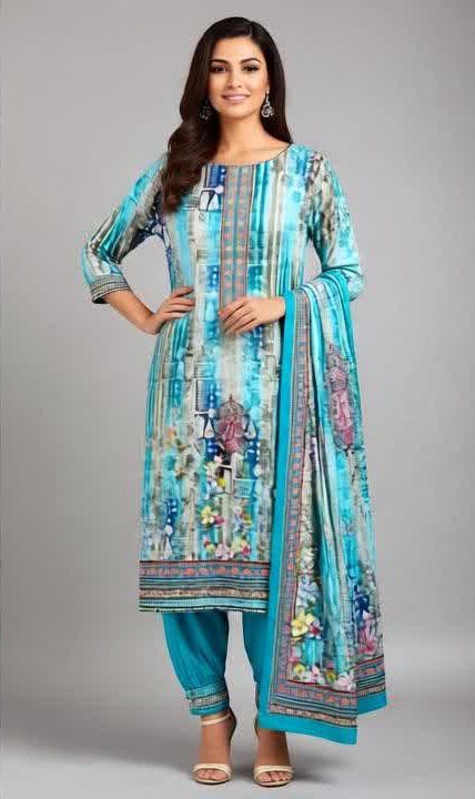 ZamZam Swiss Lown 100% Cotton – Sky Blue